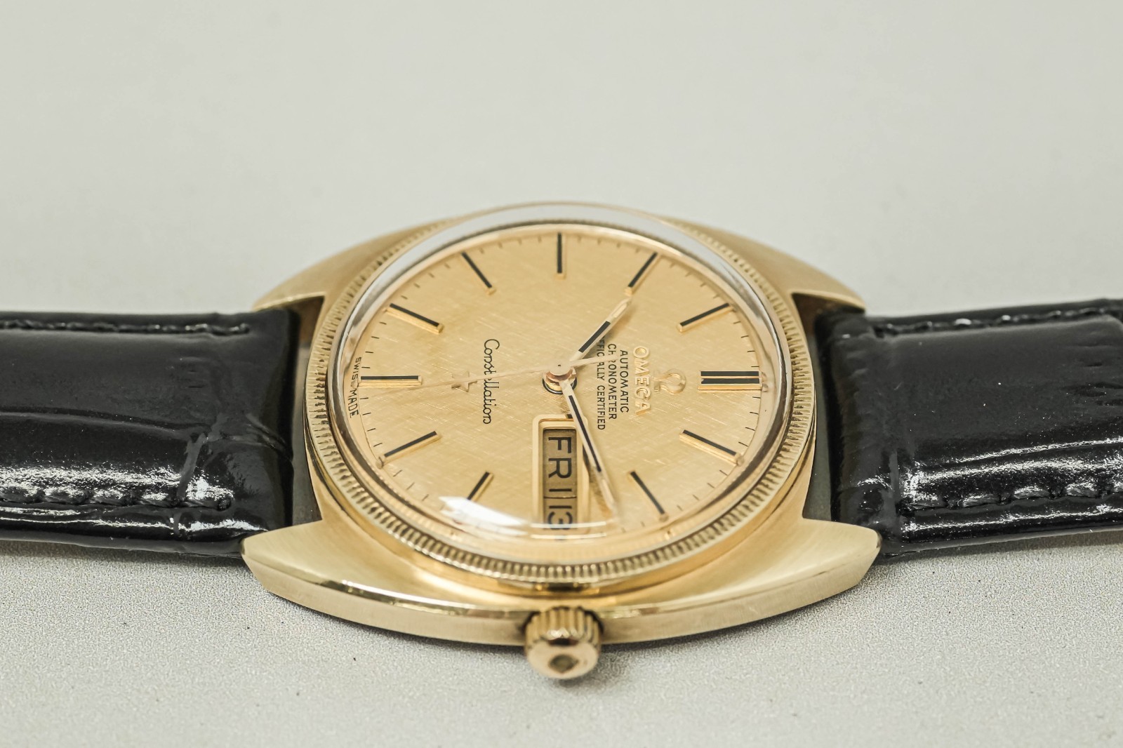 *NEAR MINT* Vintage OMEGA Constellation Cal.751 Chronometer Auto Gold 35mm Men’s