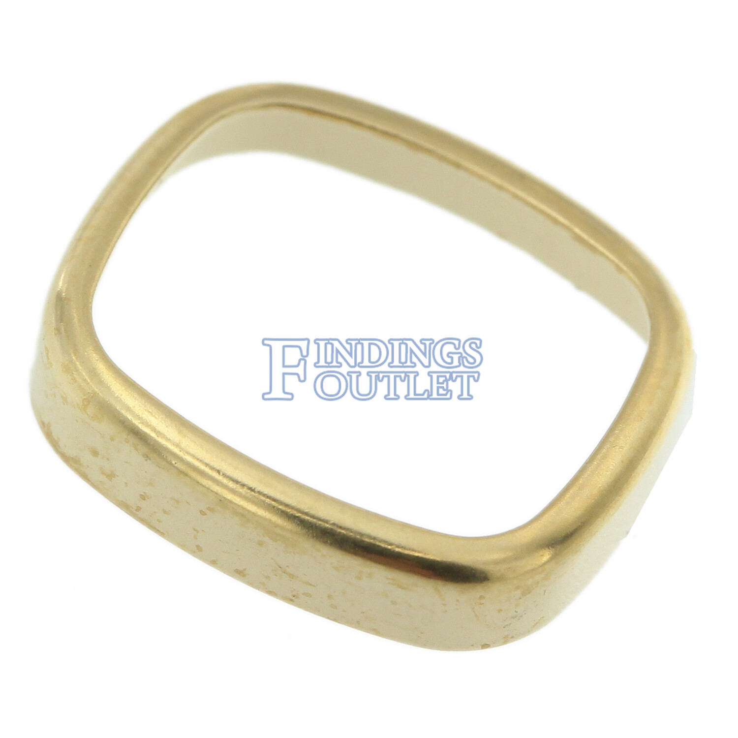 14K Yellow Gold Antique Bezel Head Setting Mounting 14x12mm – 16x14mm Cabochon