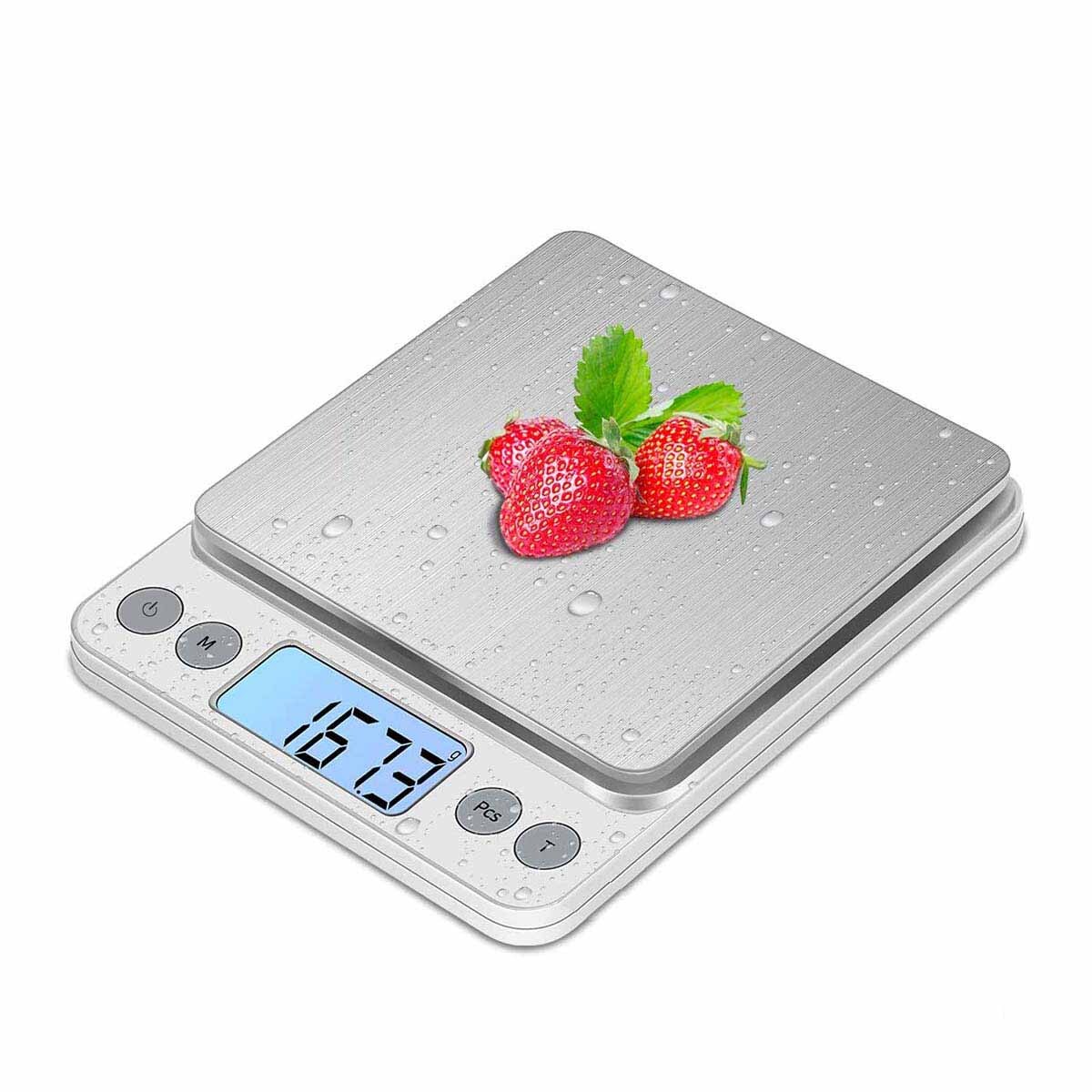 Portable 3000g Digital LCD Scale Jewelry Kitchen Food Balance Weight Gram