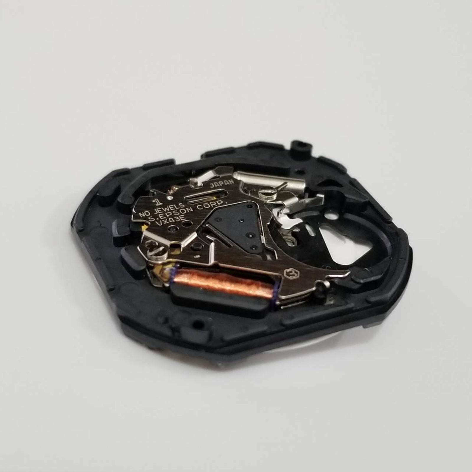 VX43E Quartz Watch Movement With Day Date For Seiko 7N43A V343 V348 V743 Y143