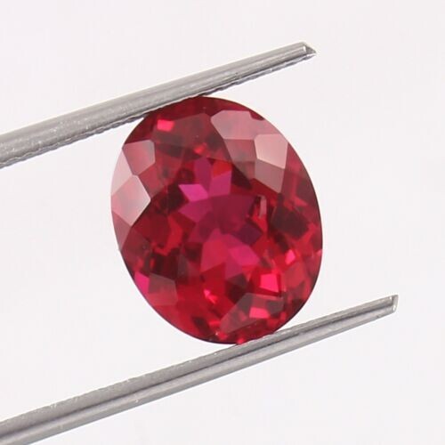 AAA 6.65 CT Natural Flawless Mozambique Ruby Loose Oval Gemstone Cut 12×10 MM