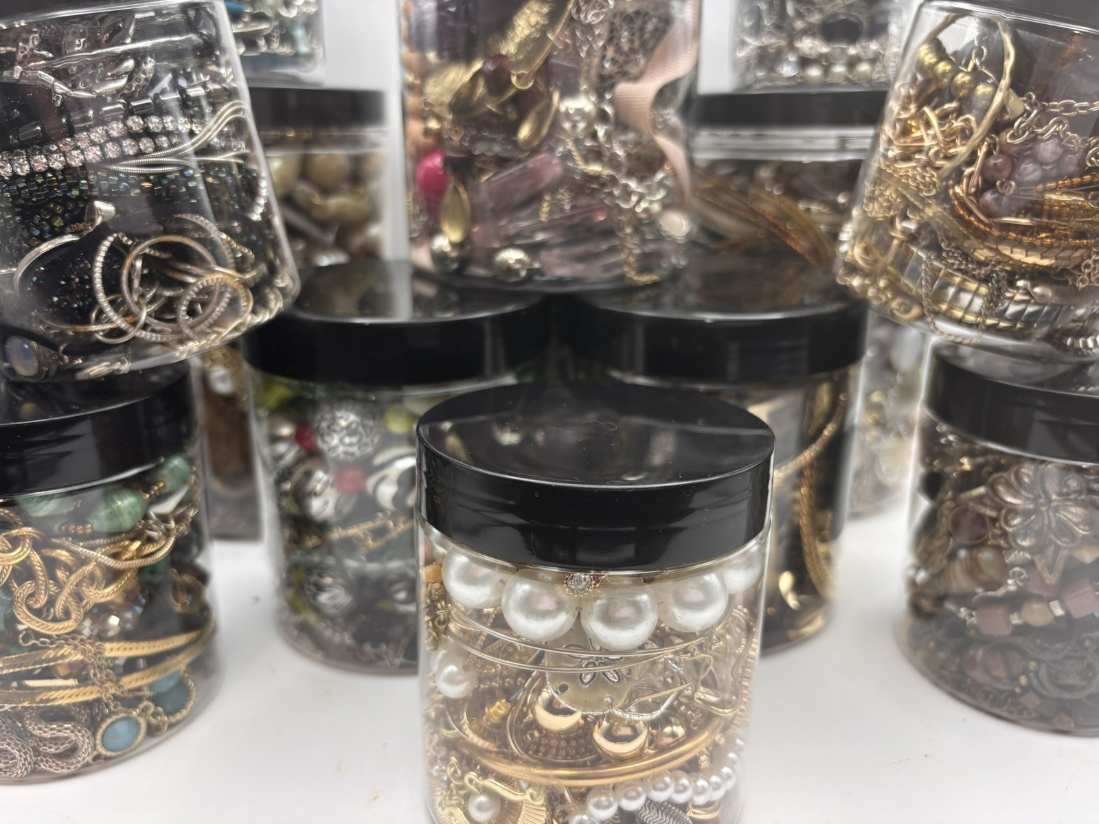 Mystery Jewelry Jar- All Wearable – No Junk Customization Available 2 Sizes