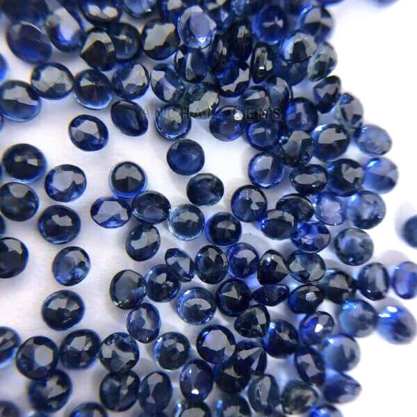 1.5MM -4.5MM AAA GRADE NATURAL BLUE SAPPHIRE ROUND CUT FACETED LOOSE GEMSTONE