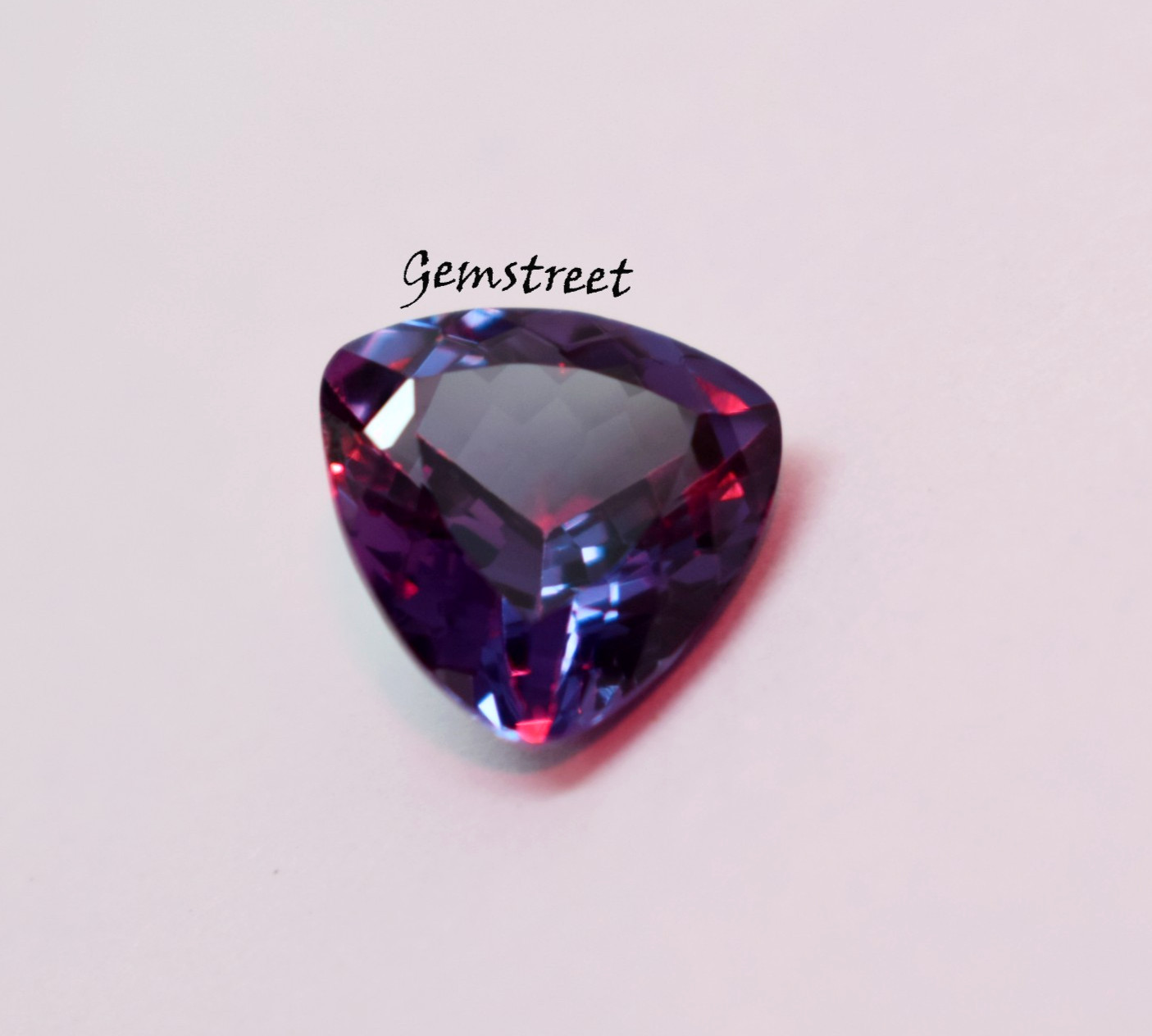 Rare 4 Ct Natural Alexandrite Trillion Cut Amazing Color Change Certified Loose