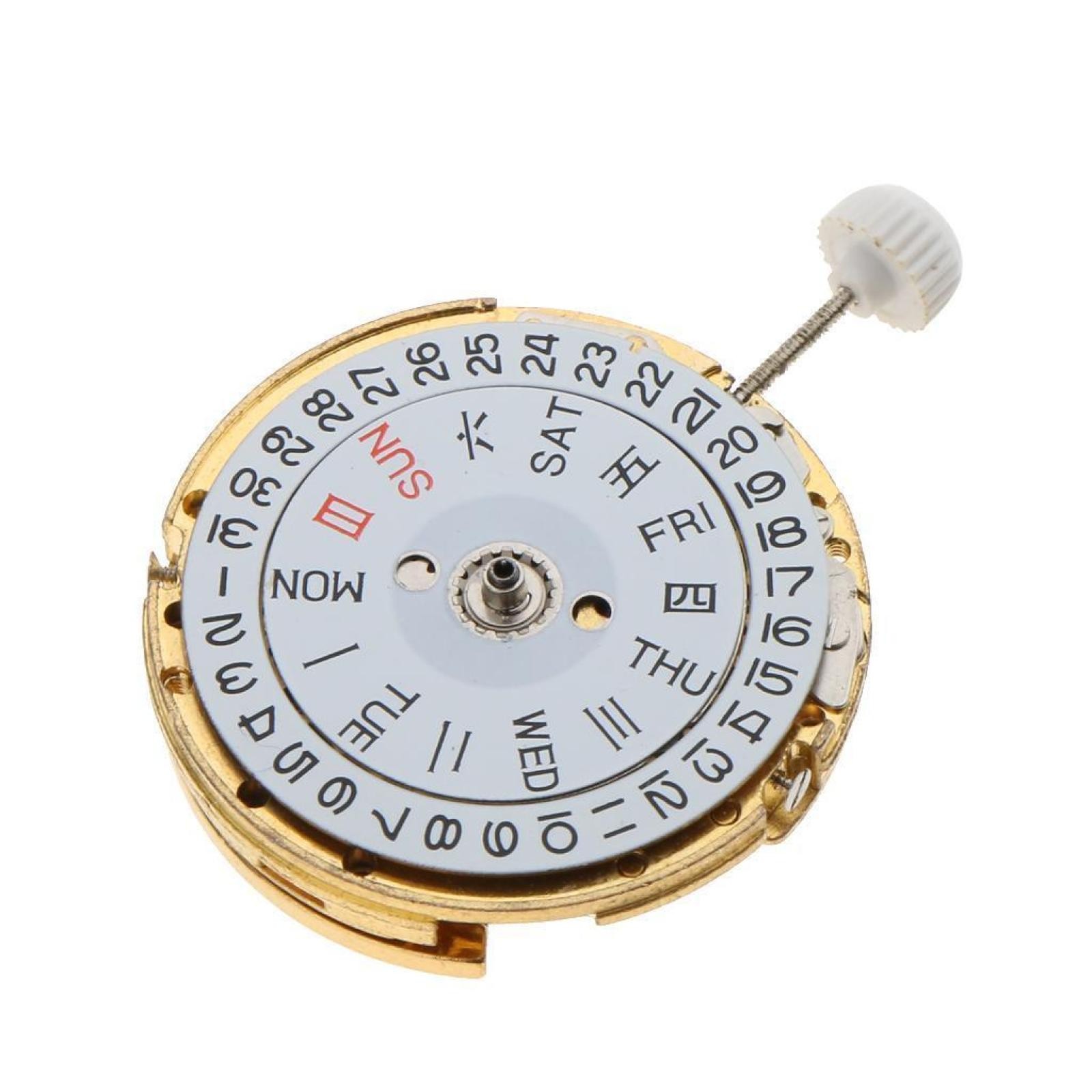 25mm Dual Calendar At 3 Automatic Mechanical Watch Movement For Miyota 8205 8200