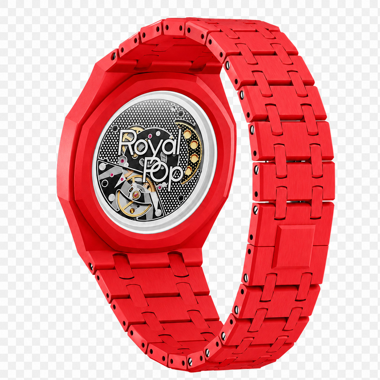 Ceramic Strap Wrist Band Bracelet Mod Kit For Swatch X AP Royal Pop