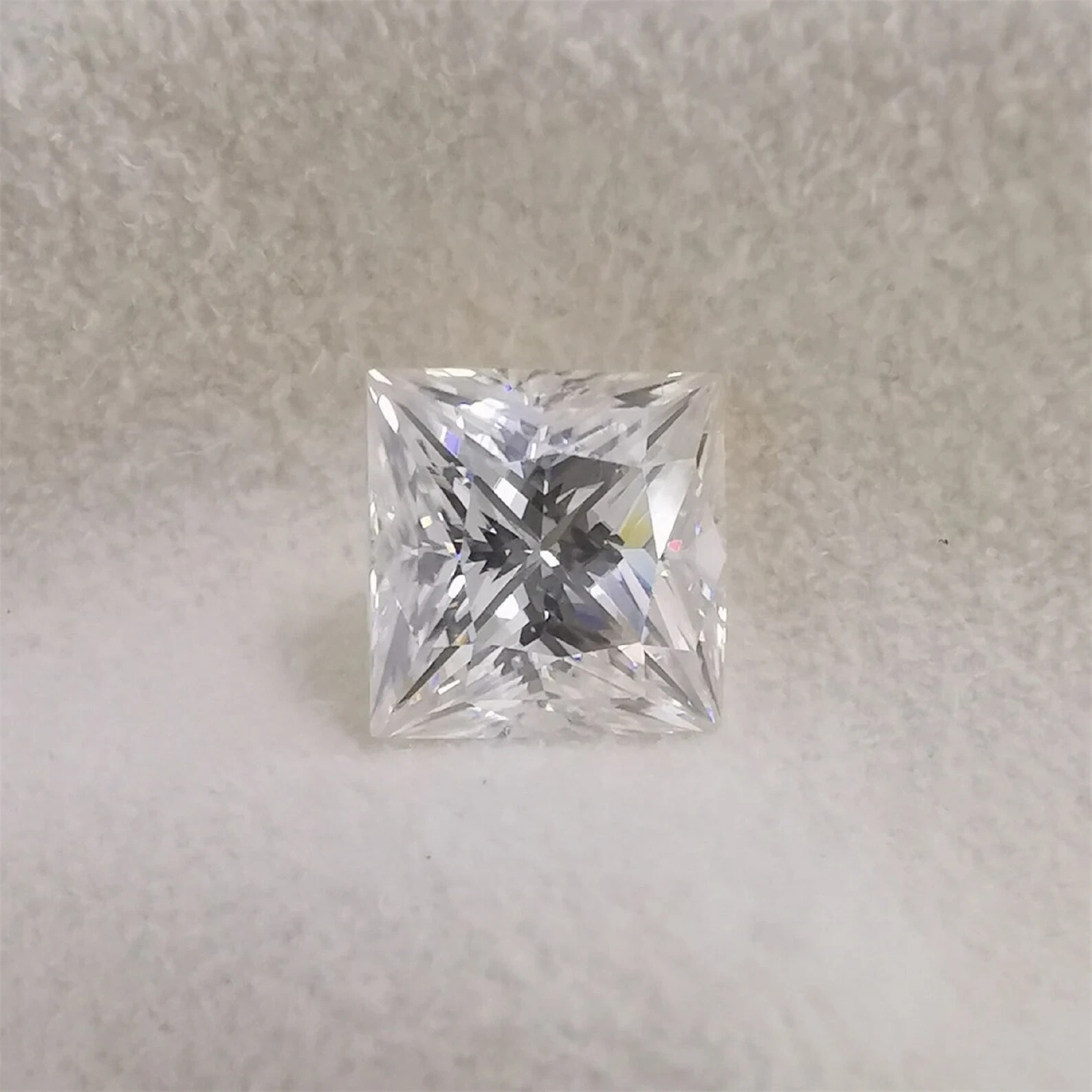 Princess Cut Diamond Stone Square Loose Stone 1.00 Ct To 6.00 Ct