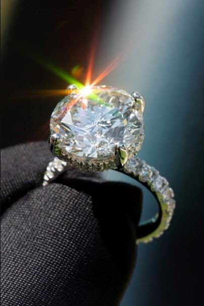 4CT Lab Created Diamond Solitaire With Accents Womens Ring 14K White Gold Plated