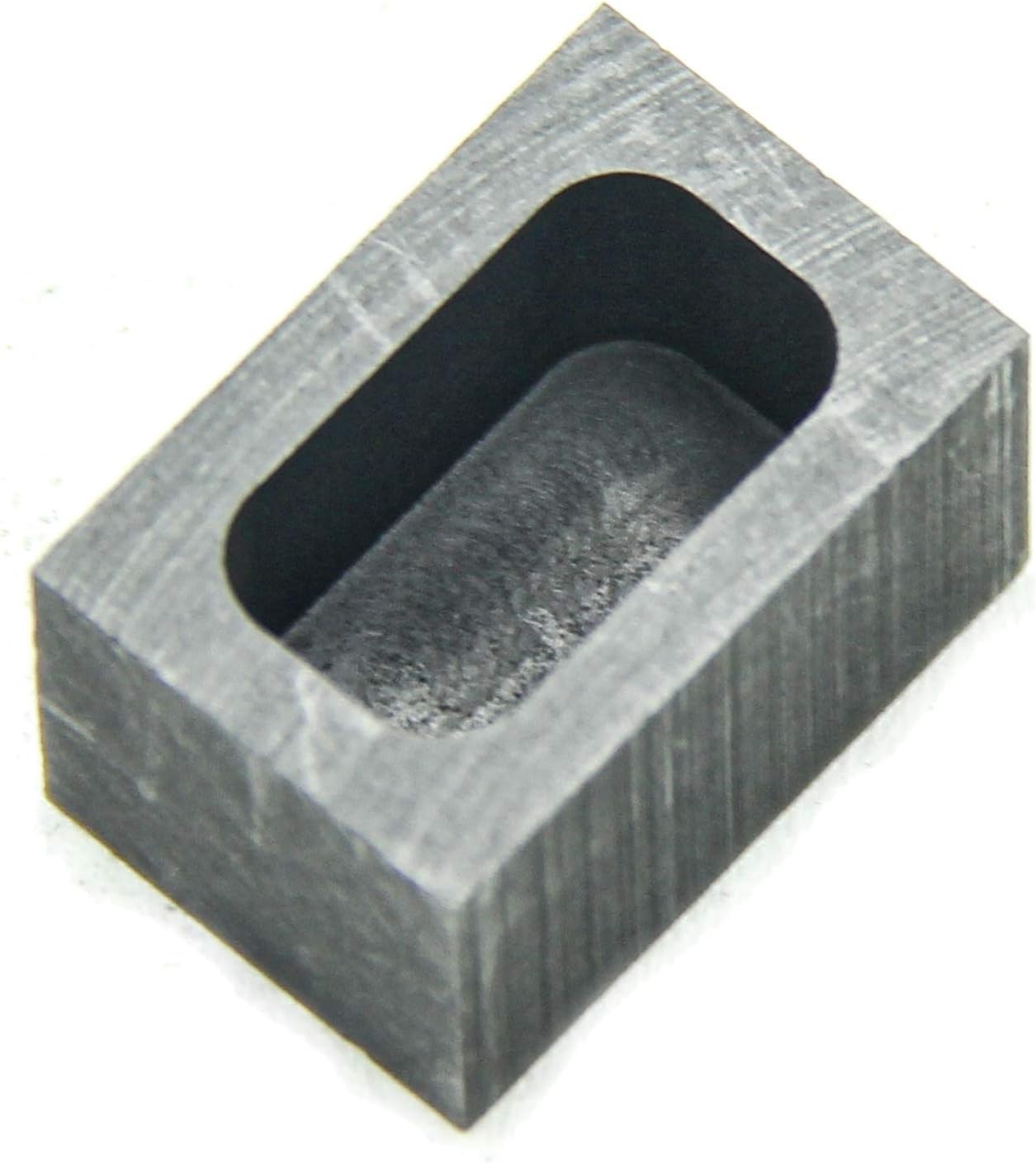 Compact Graphite Ingot Mold for Melting Gold, Silver & Other Metals – 24x16x14mm