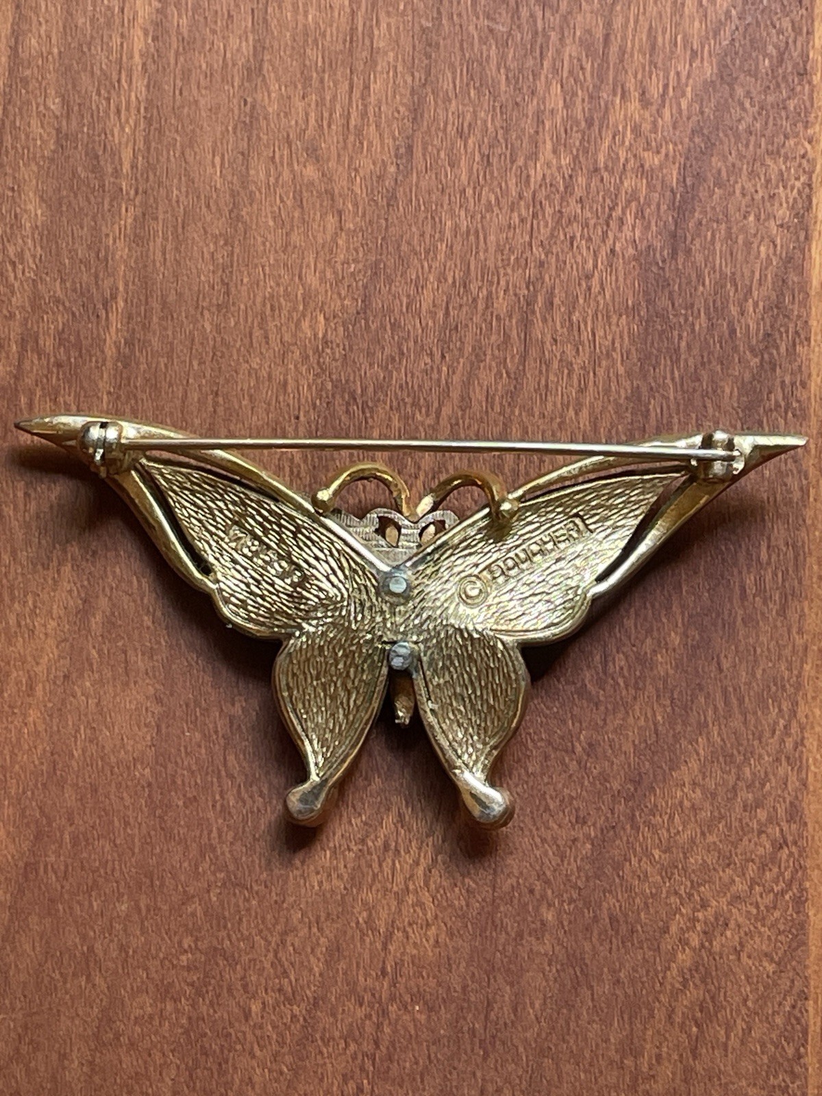 Stunning Vintage 1965 Signed Marcel Boucher Butterfly Brooch Pin (Design #9155P)