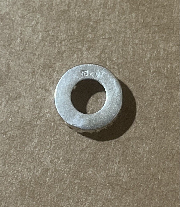 One 8mm Round Sterling Silver Gallery Wire Bezel Cup Setting .42gram