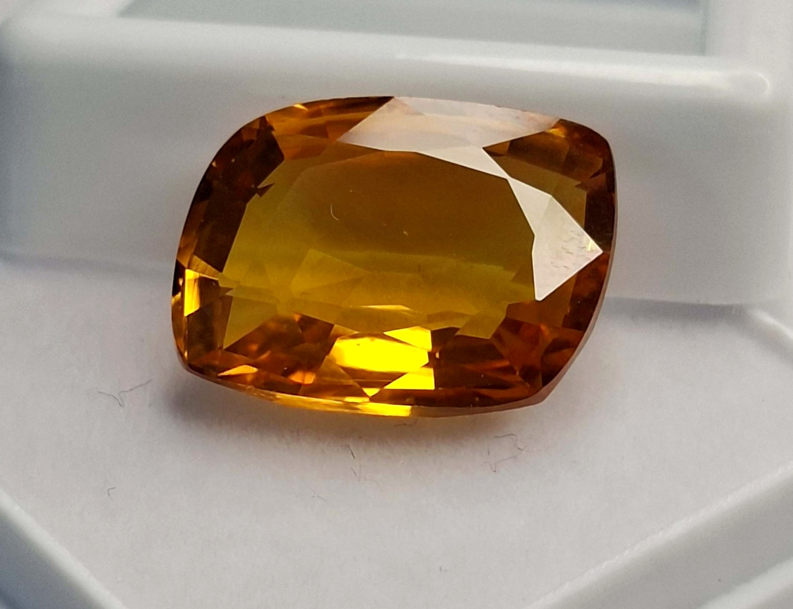 Painite Yellow-Orange Certified Fancy Cut 11-13 Ct Natural Loose Gemstone RK716
