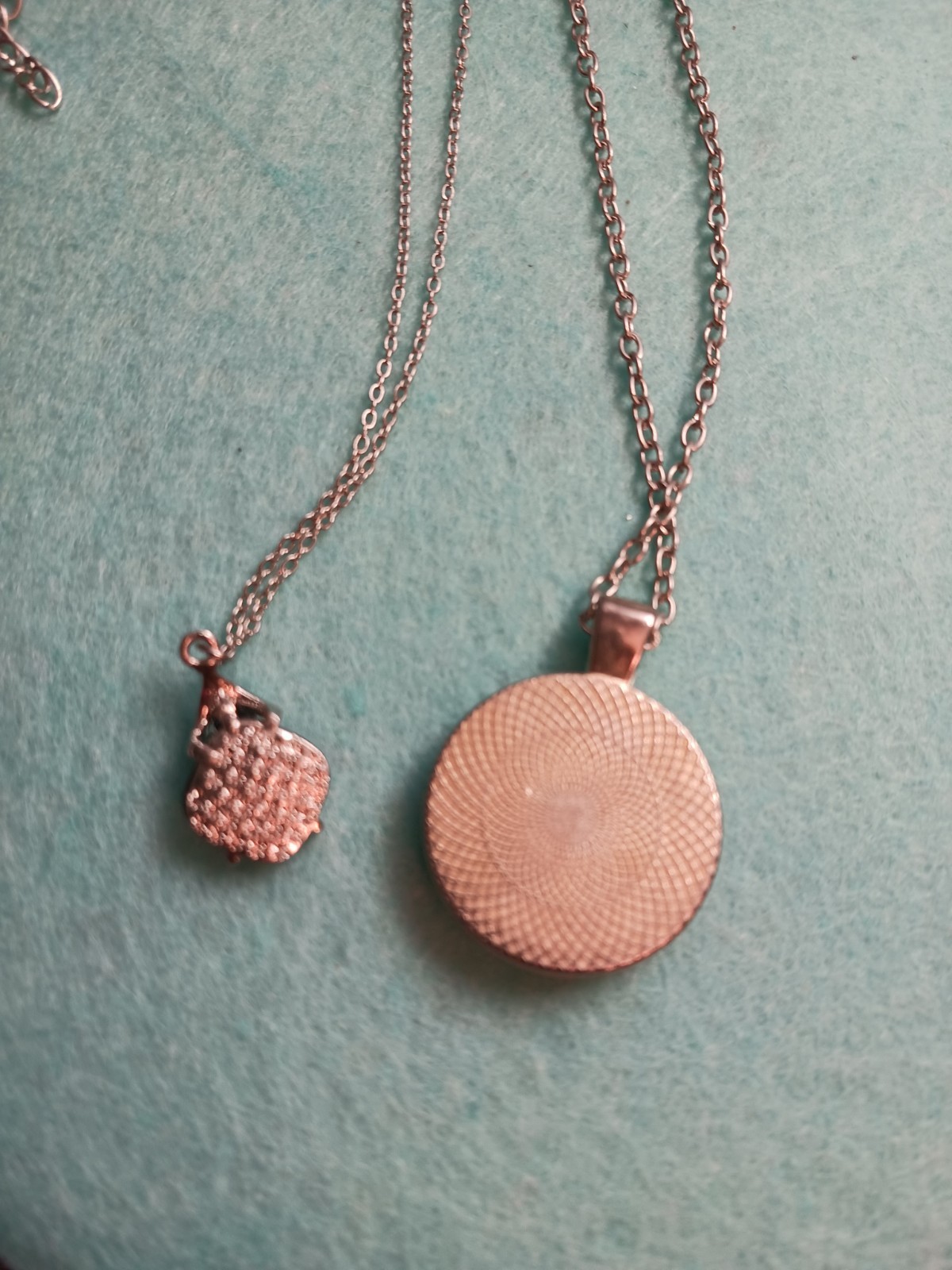 Salvaged Grey-toned Necklaces, Very Good Condition