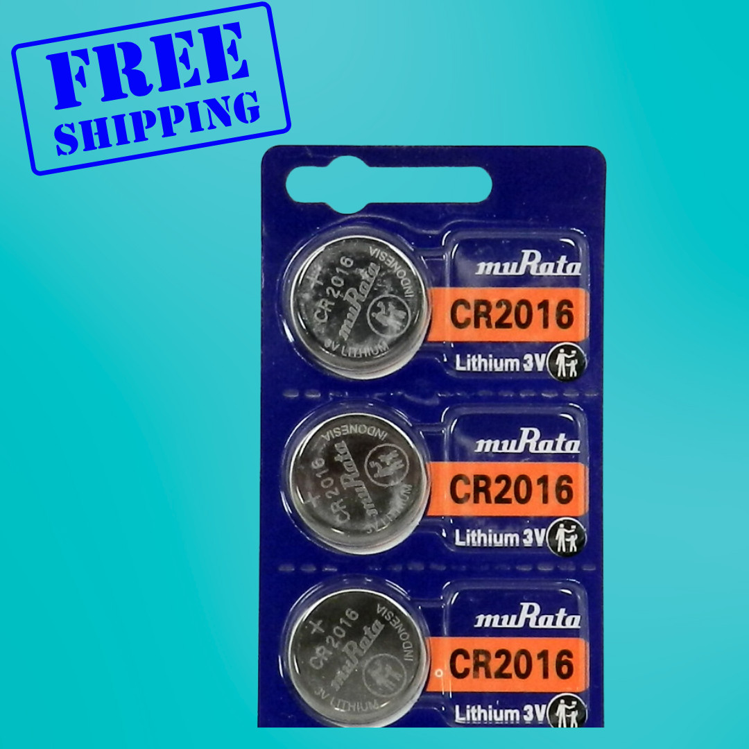 Murata / Sony CR2016 LITHIUM 3V BATTERY – 3Pcs