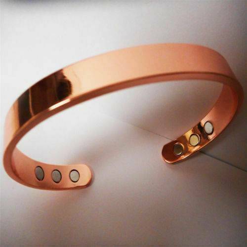 Pure Copper Bracelet Magnetic Heal Therapy Arthritis Bracelet Pain Relief Bangle