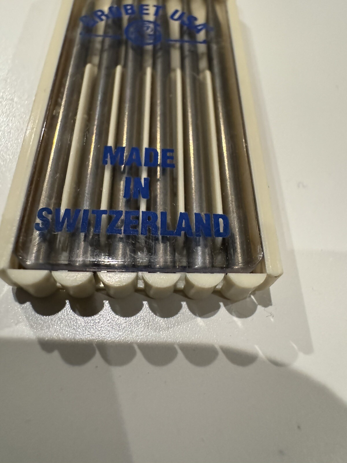 Grobet 6 Pack Inverted Cone Burs 023 NEW. Swiss Made