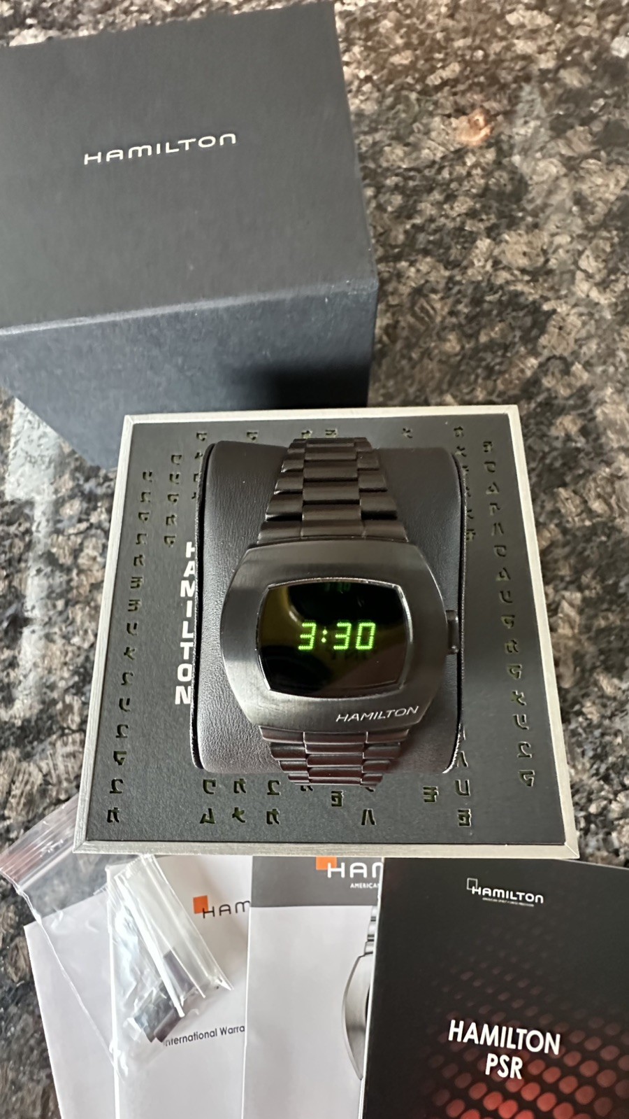 Hamilton PSR MTX Digital Quartz H52434130 Matrix Limited Edition USA seller