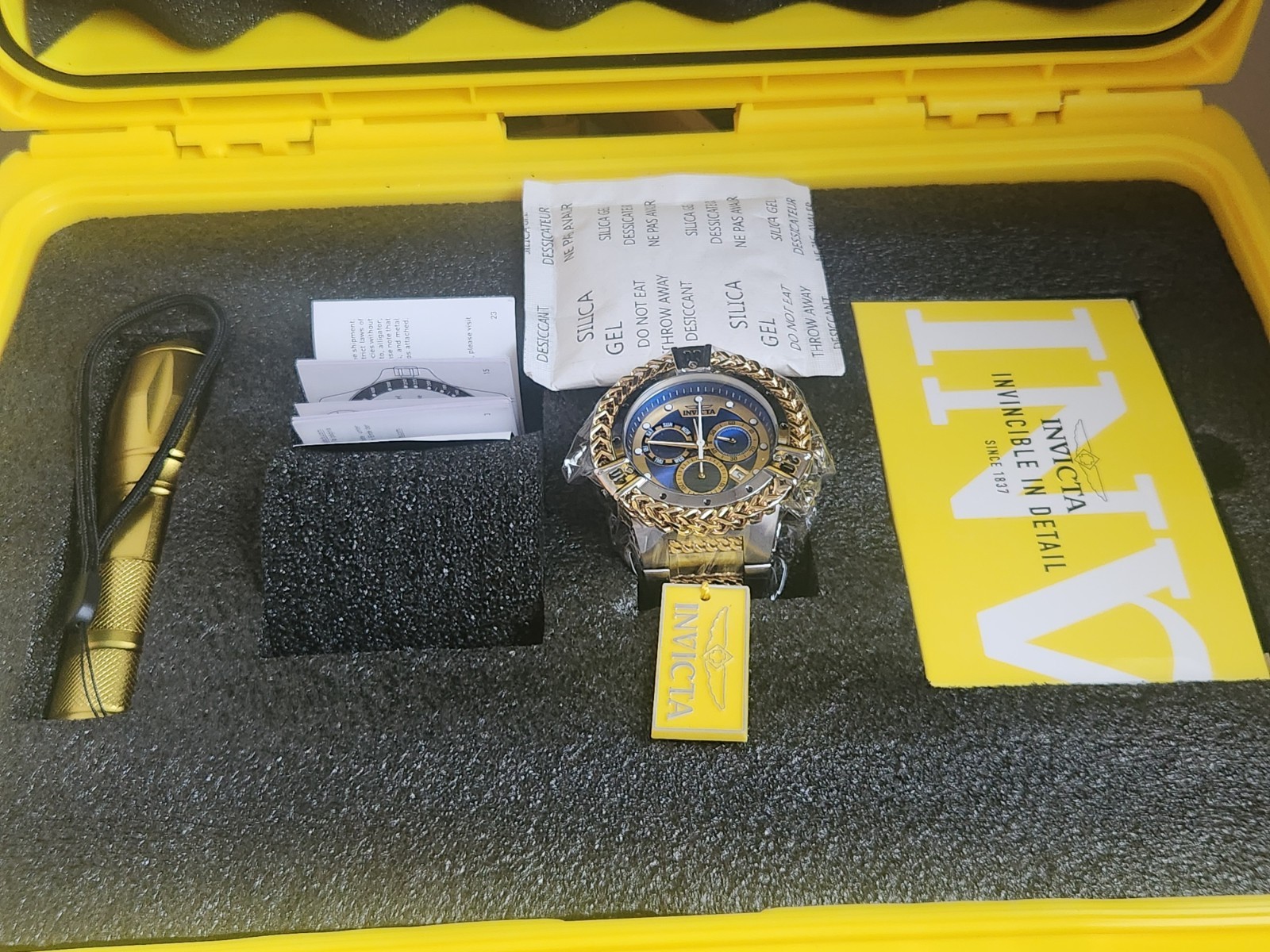 Invicta mens watch 54mm bolt Herc model #35565