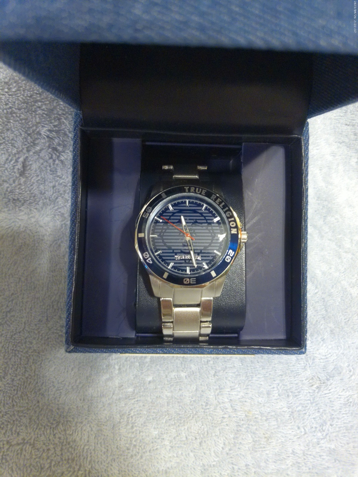 Men’s True Religion Dial Watch New In Box See Description