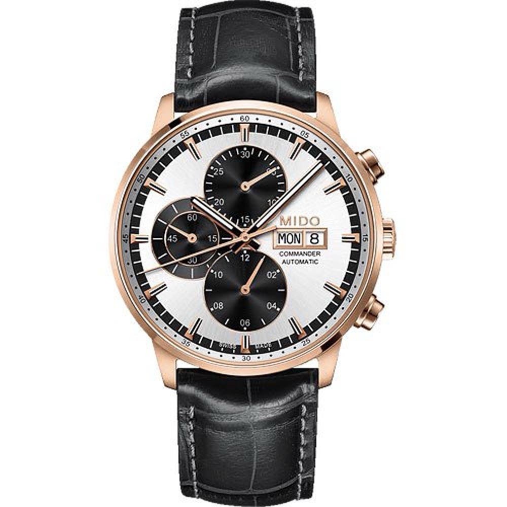 FedEx:Vintage MIDO Commander II Chronograph 42.5mm Rose Gold M016.414.36.031.59