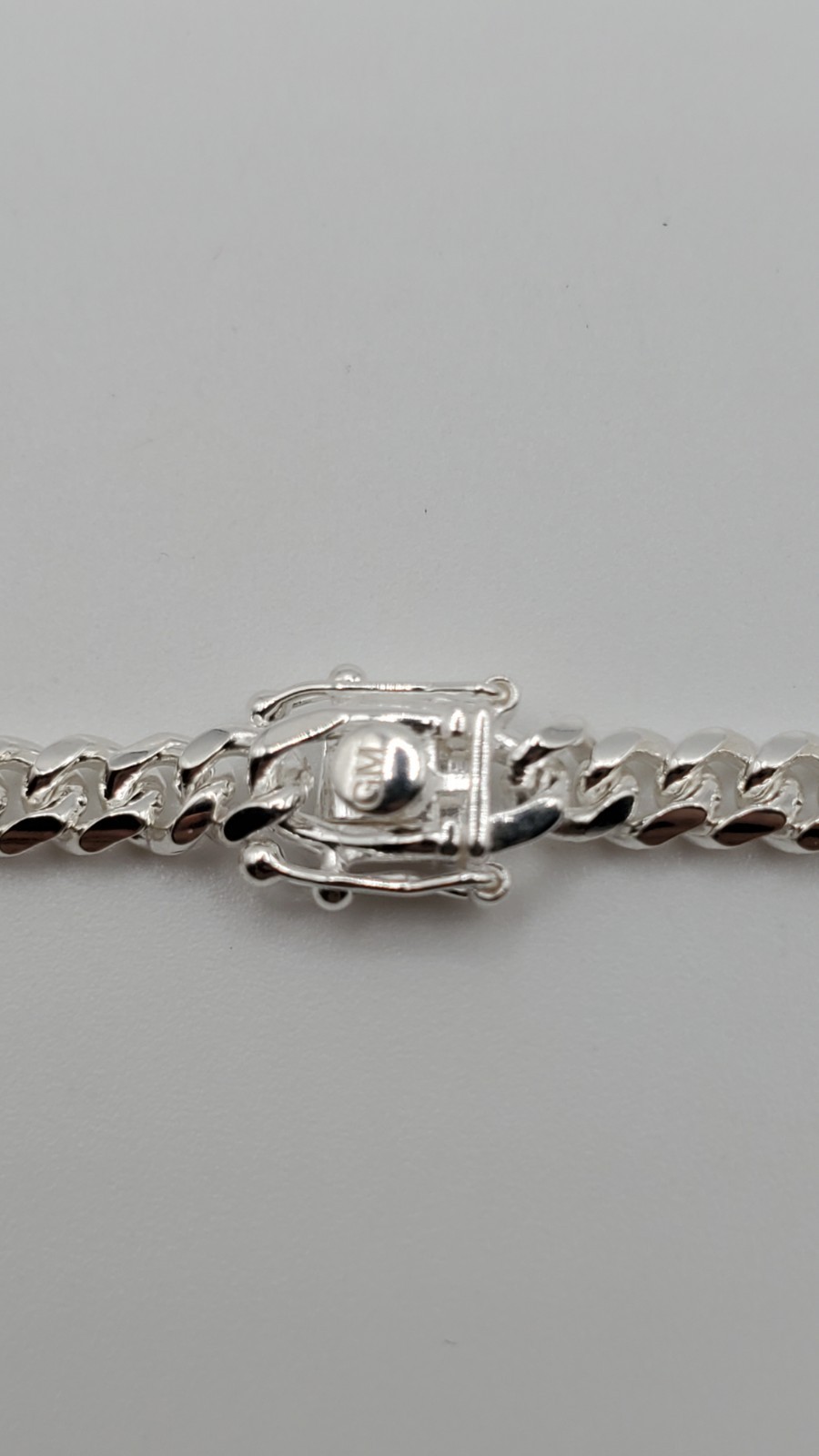 Solid 925 Sterling Silver Miami Cuban Chain 5mm 24″ Box Lock Men Italy, NEW