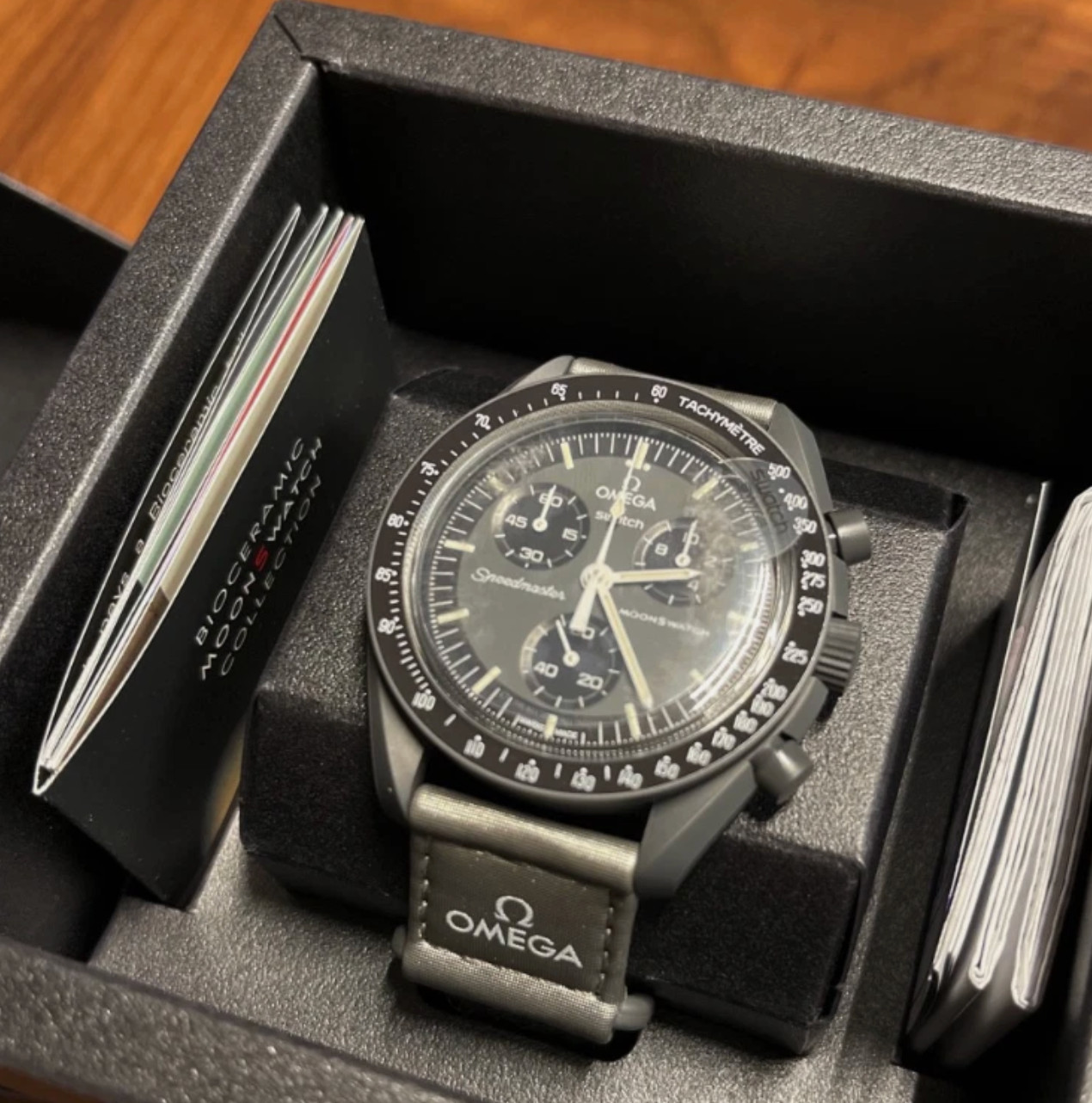 Swatch x Omega Bioceramic Moonswatch Mission To Mercury – Brand New Fast Ship