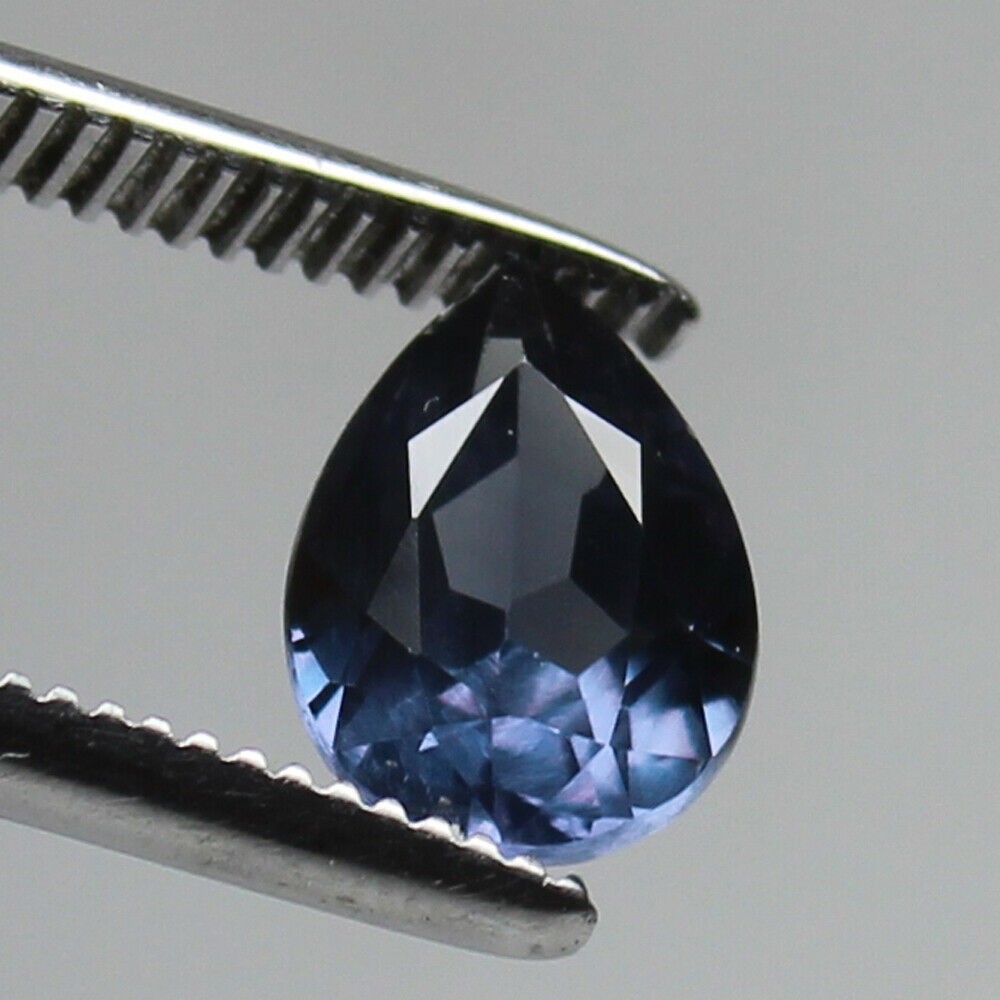 5 Carat. Natural Alexandrite Pear Cut Loose Gemstone Color Change Certified AAA
