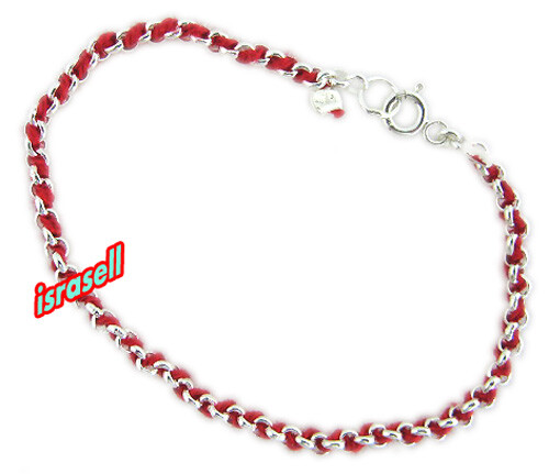 925 Sterling Silver & Authentic Kabbalah Red String Bracelet – Made in Israel