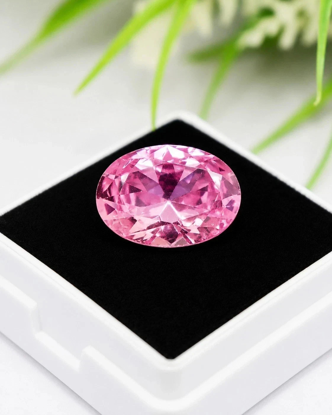 15.90 Ct Pink Zircon Oval Cut Natural Loose Gemstone For Ring Jewelry Making