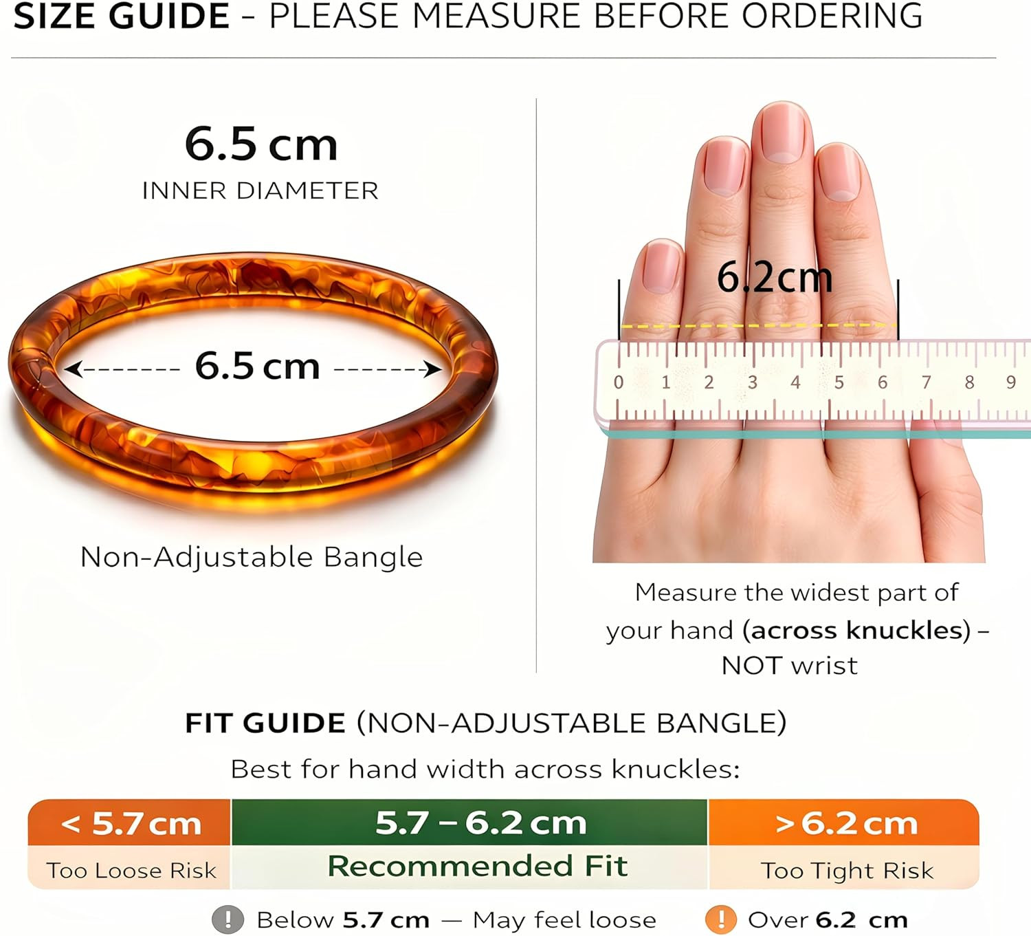 ÌF ME Acrylic Bangles Bracelets for Women, Irregular Acrylic Resin Chunky Bracel