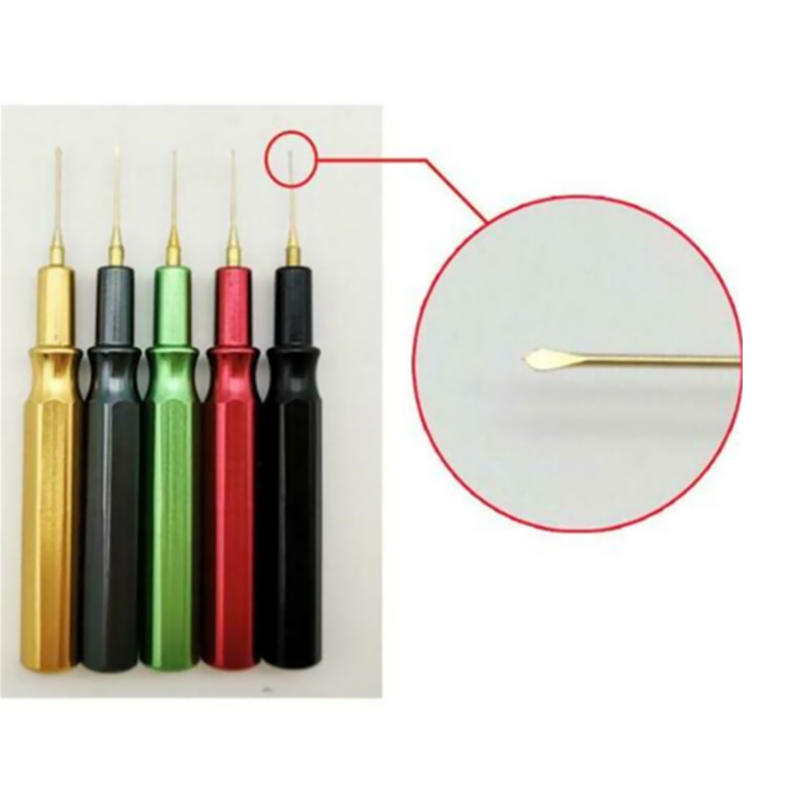 5PCS Metal Watch Dip Oilers Needle Oil Lubricant Pin Pen Pocketwatch Repair Tool