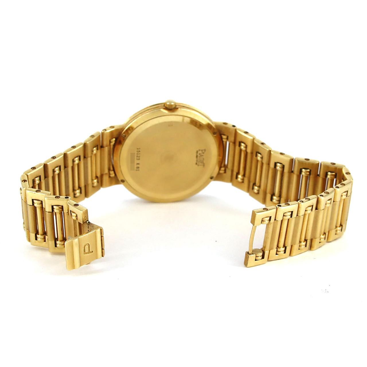 Authentic [Unserviced – Value Price] PIAGET Dancer YG 15123K81 YG Quartz #23…