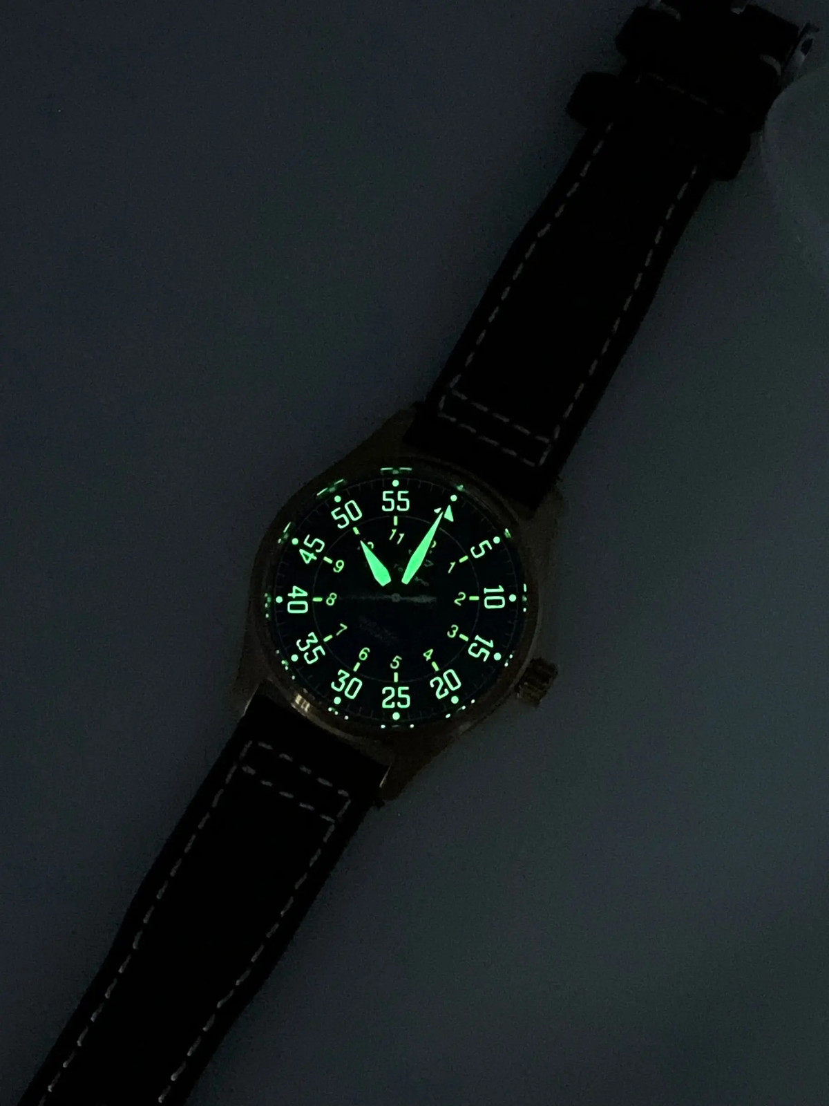 Tandorio 39mm Cusn8 Bronze Mechanical Automatic Vintage Men Watch For Japan NH35