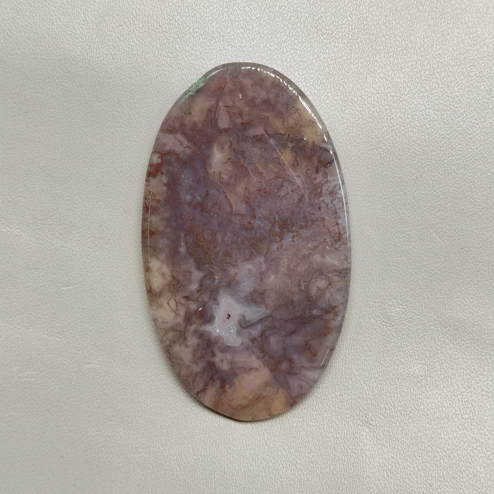 100% Natural red moss agate flatback cabochon moss agate translucent stone G5932