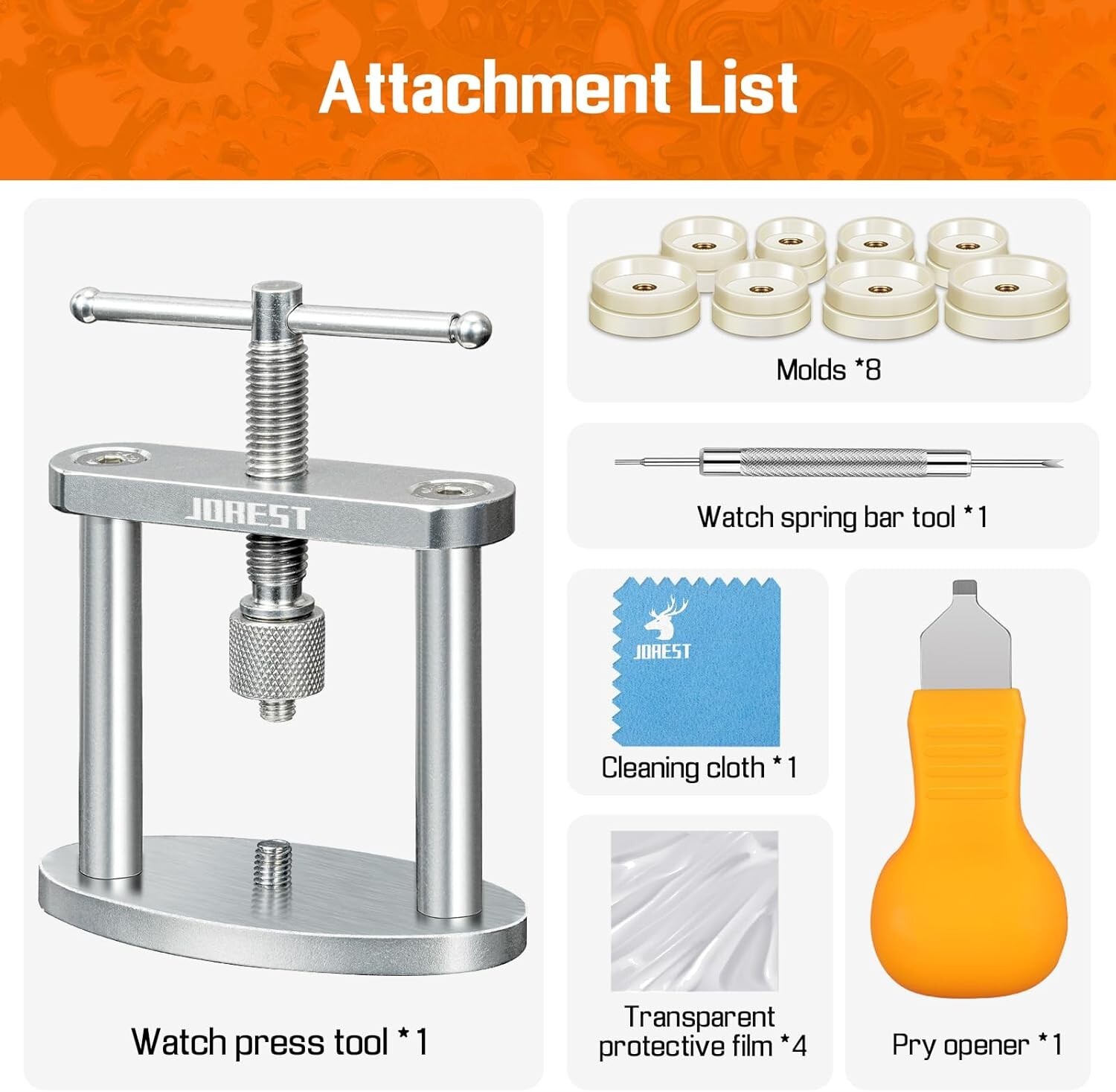 Watch Press Tool Set Watch Back Case Closer for Closing the Watch Cover Watch