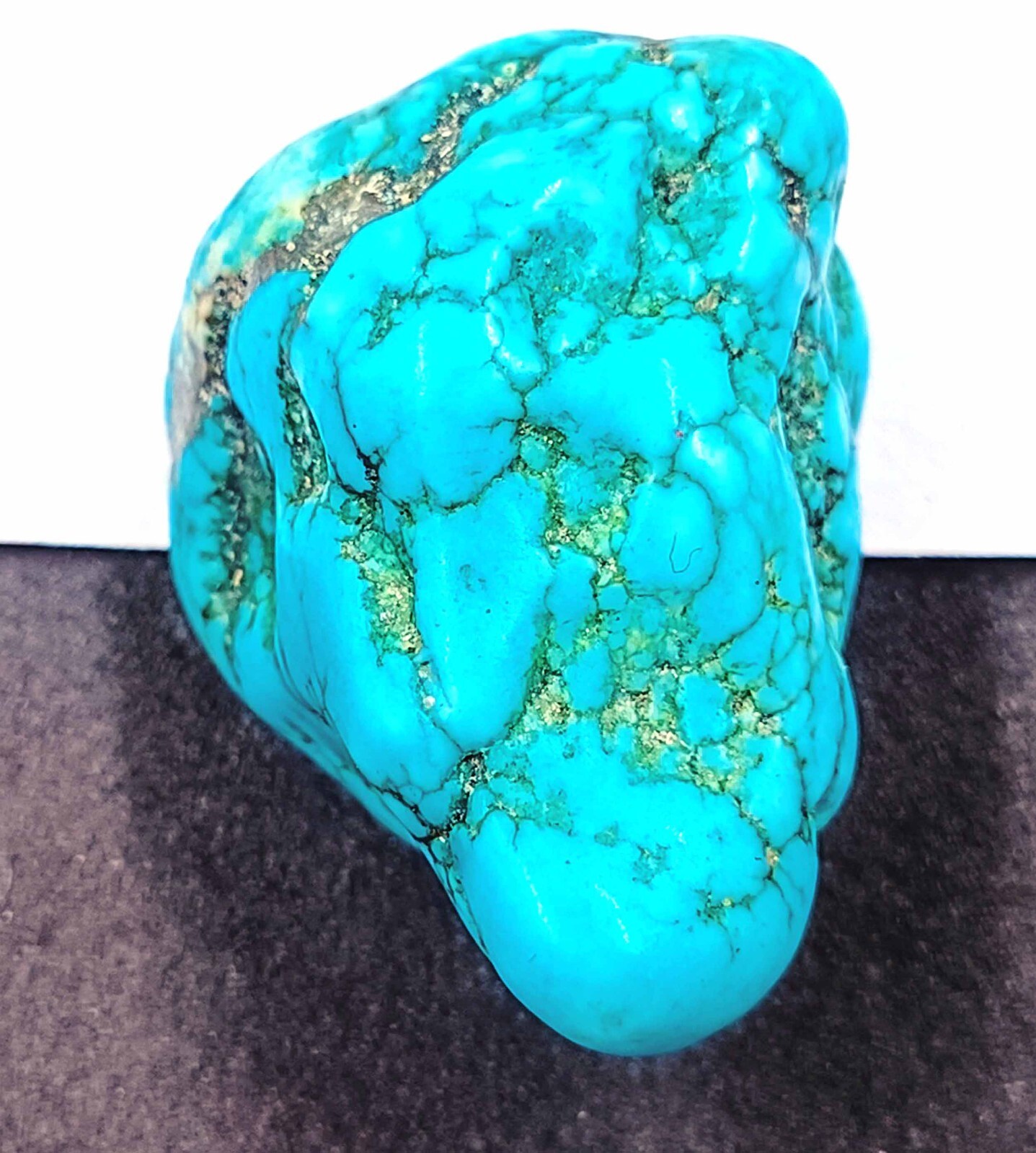 IGL Certified Top Quality Arizona Turquoise 94 Ct Natural Rough Loose Gem 5DNR