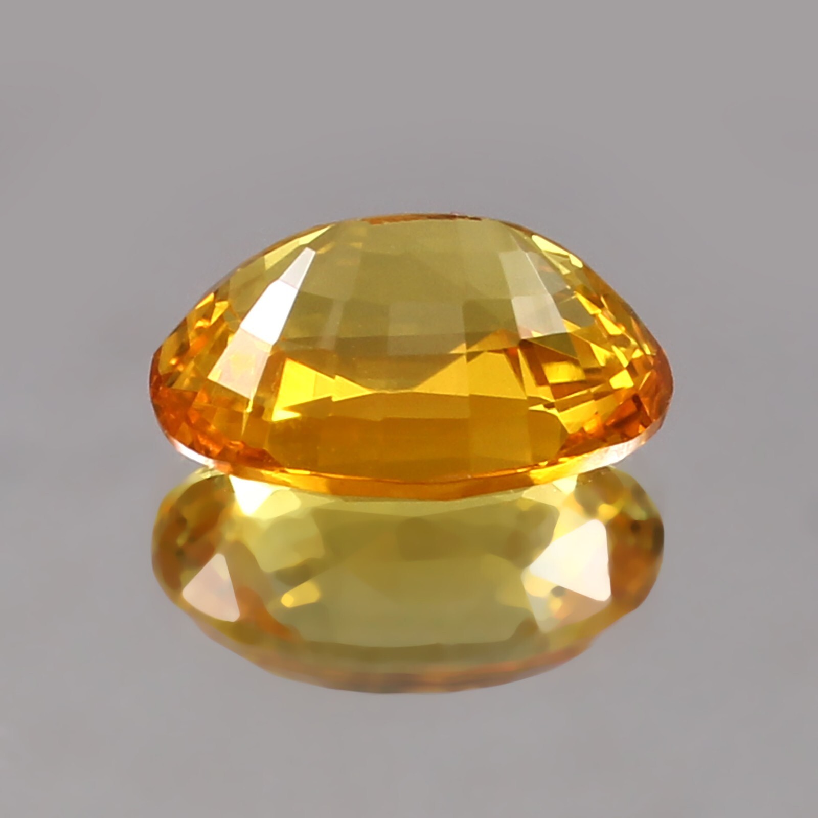 AAA Natural Flawless Ceylon Yellow Sapphire Loose Oval Gemstone Cut 12×10 MM