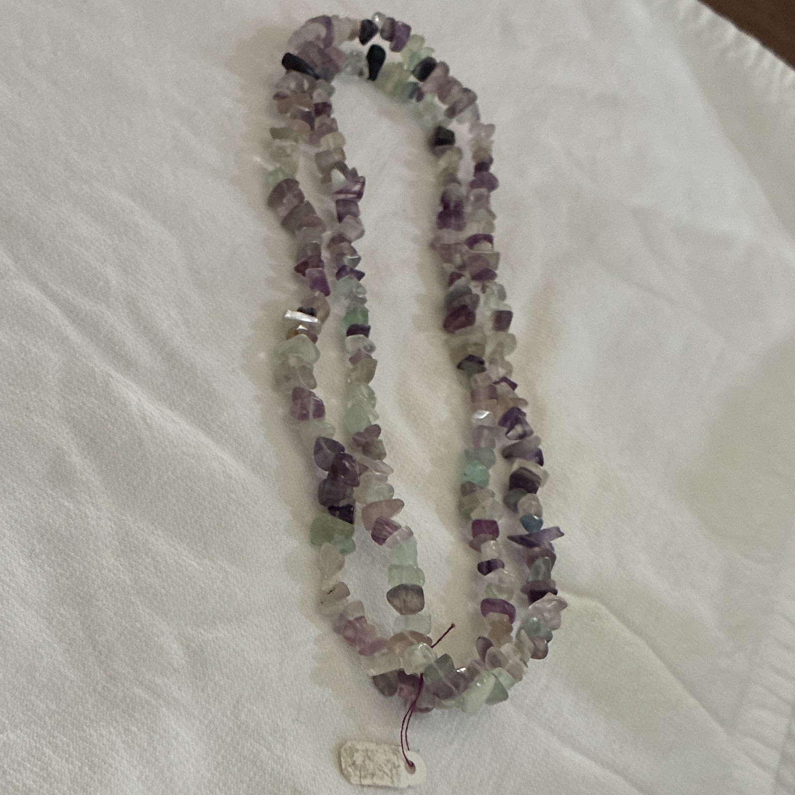 Multicolor Fluorite Chip Bead Necklace Stone Gemstone beads