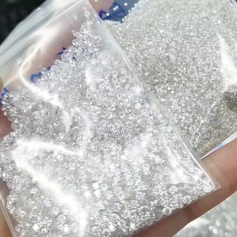 2.0 MM Round Loose Lab Grown CVD Diamond, 20 PCS, EF Color, VVS/VS Certified