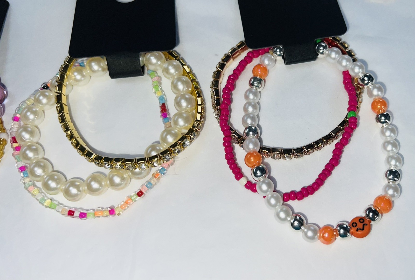30 x Handmade Pretty Kids & Teens BRACELETS Party Bags 10 Packs Of 3 Z