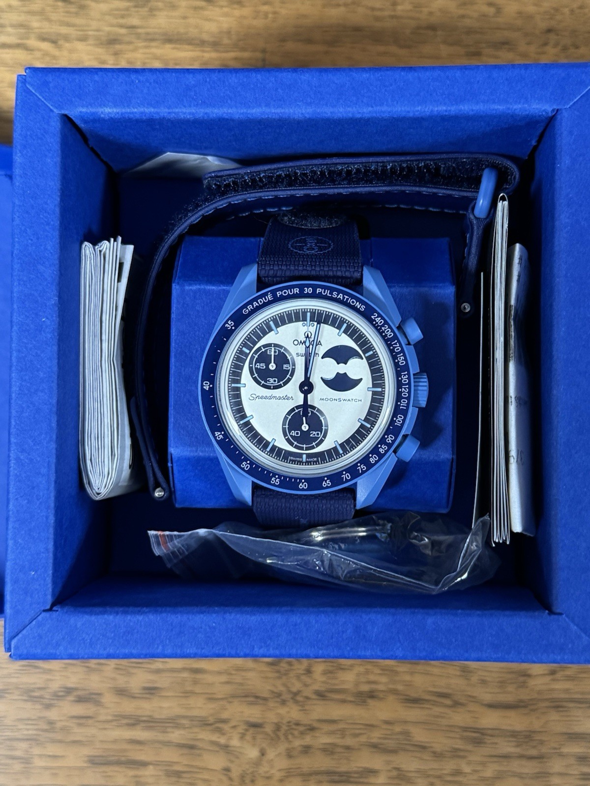 100%Authentic Swatch x Omega Moonswatch Mission To The Super Blue Moon Moonphase
