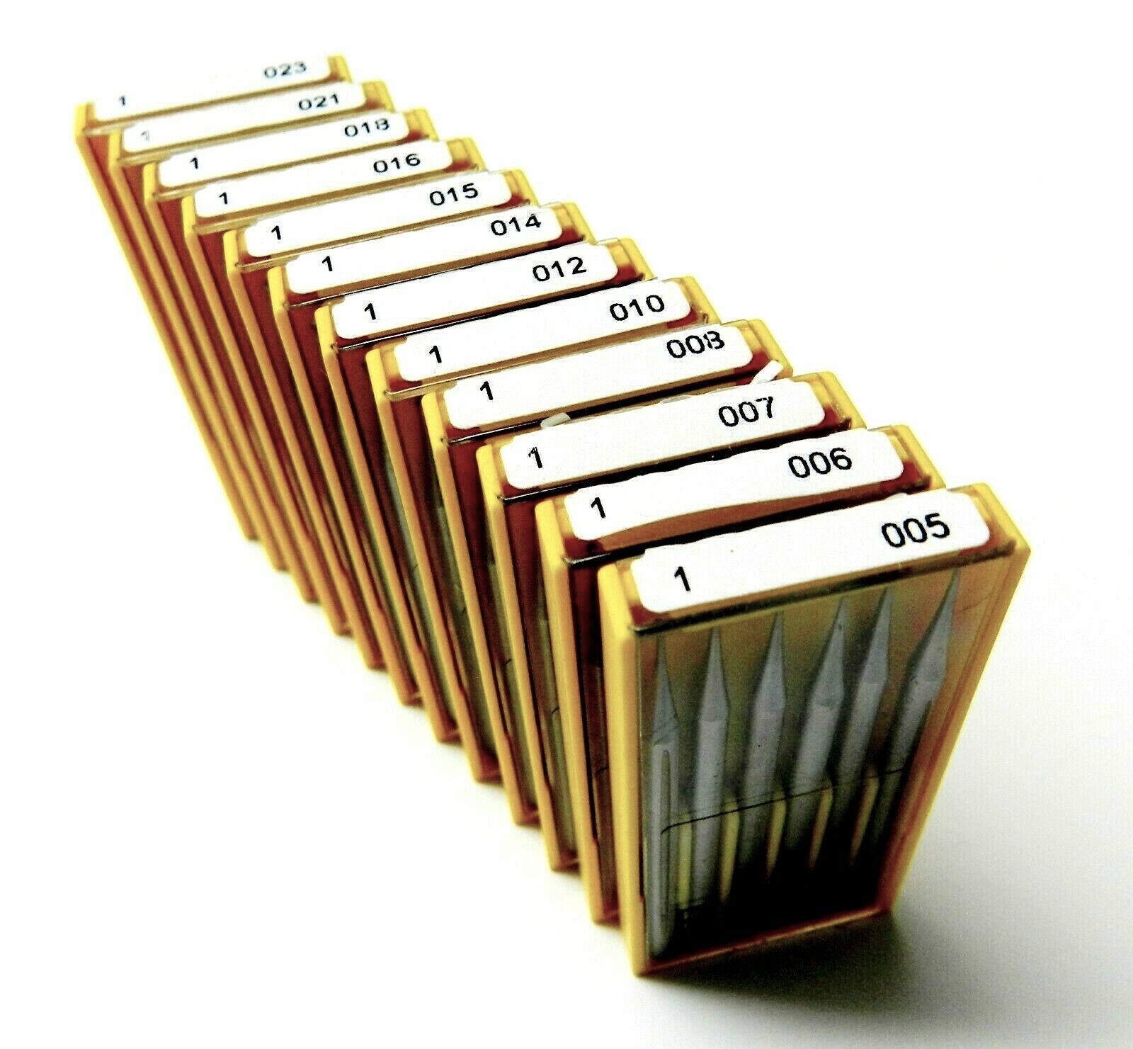 72 Fox Round Burs Jewelry Making Assortment Set Fig1 Range 005-023 6 – Each Size