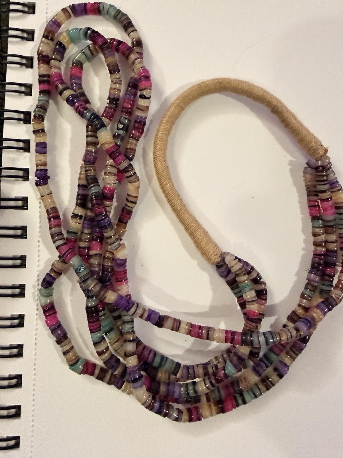 Multicolor Beaded Long Necklace, Ball/Bead Chain, Beads Material