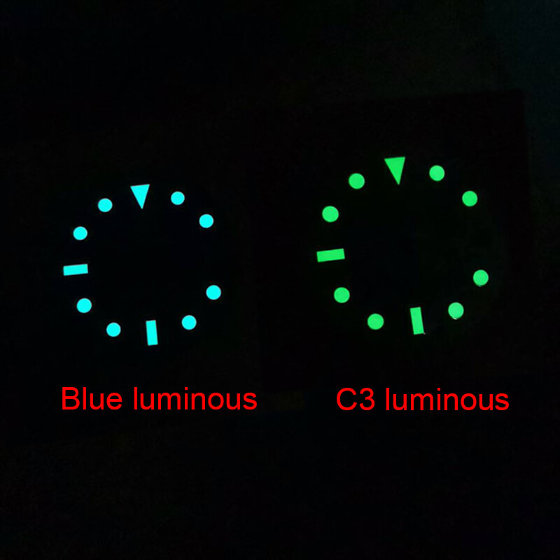 28.5mm dial matt black retro Tudor NH35 dial modified universal SKX007 BGW9 lume