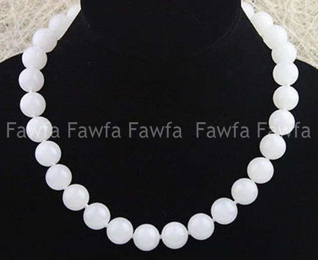 New Beautiful 6/8/10/12mm Natural Multicolor Round Gemstone Beads Necklace 18”