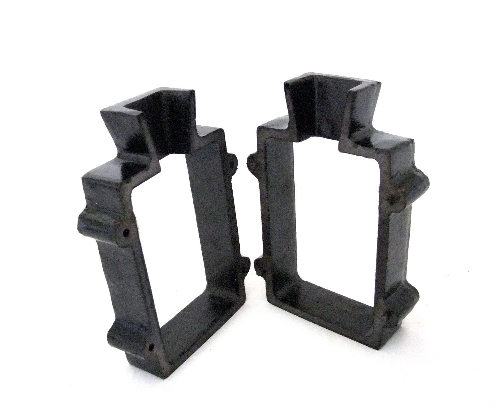 Cast Iron 2-Part Flask Mold With Delft Sand Casting Jewelry Making Tool