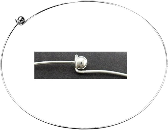 Silver Plated Neckwire Choker Pendant Fashion Jewelry Open Collar Necklace Base