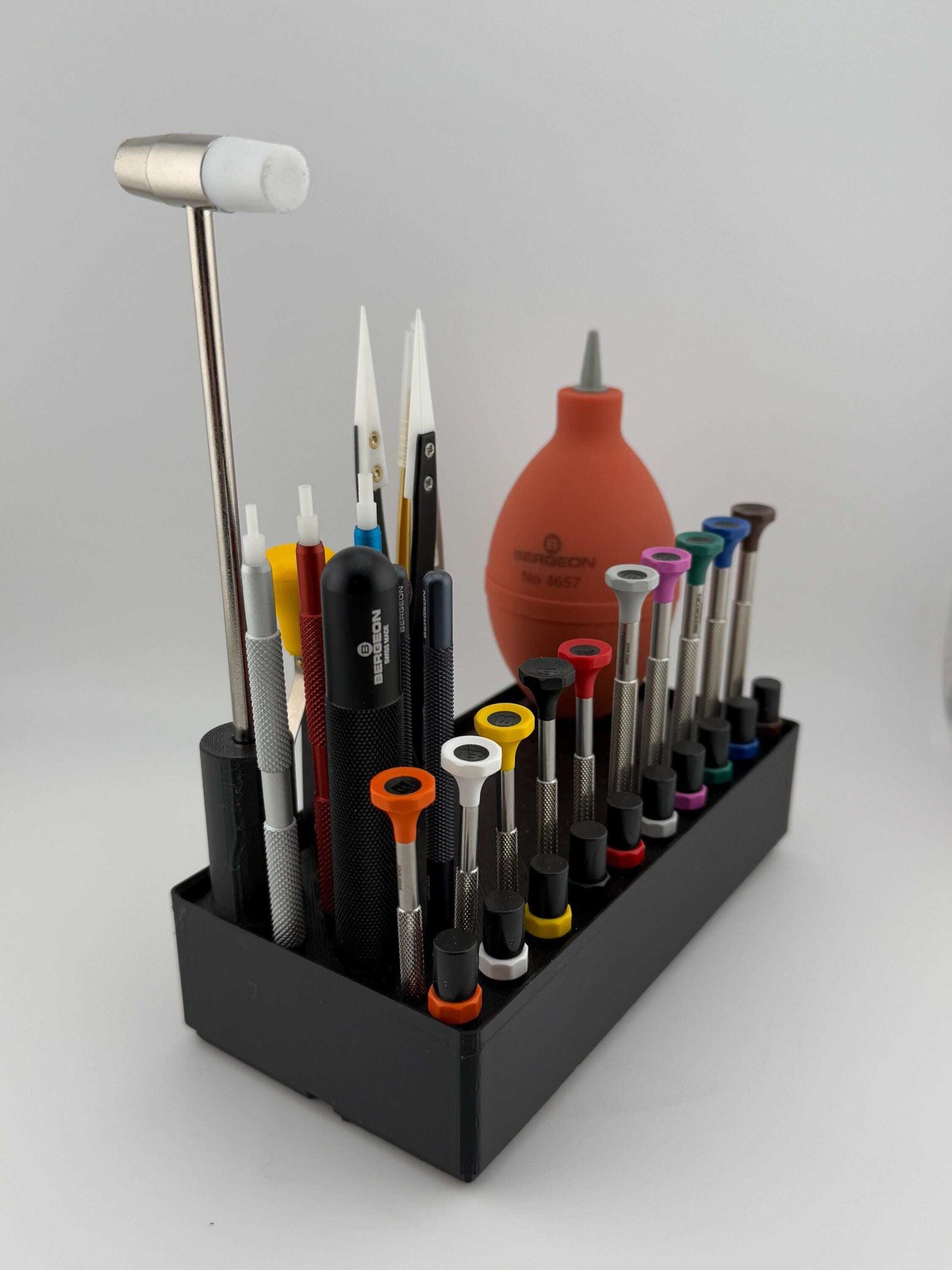 Watchmaker Tool Holder – Compatible with Bergeon Tools & More