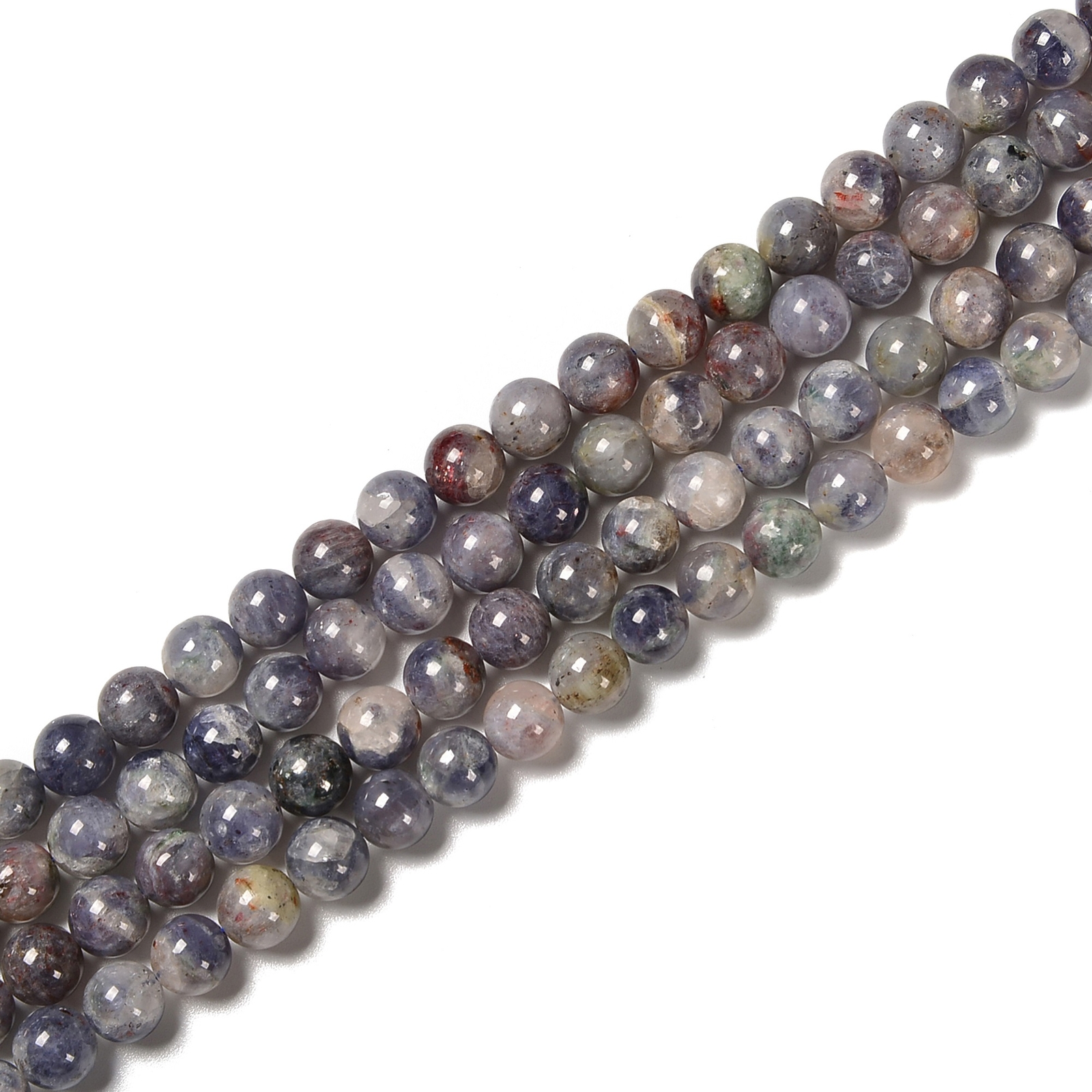 Tanzanite Smooth Round Beads 5mm 6mm 7mm 8mm 9mm 10mm 11mm 12mm 14mm 15.5″Strand