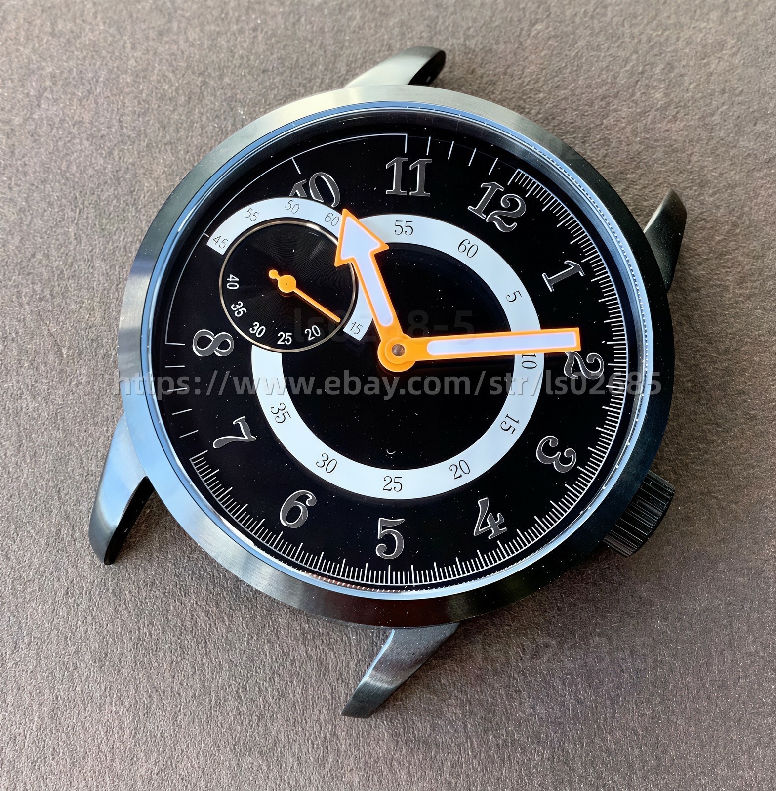 WATCH KIT FOR ETA 6497-1, 316L ST. STEEL CASE PVD, DIAL, HANDS